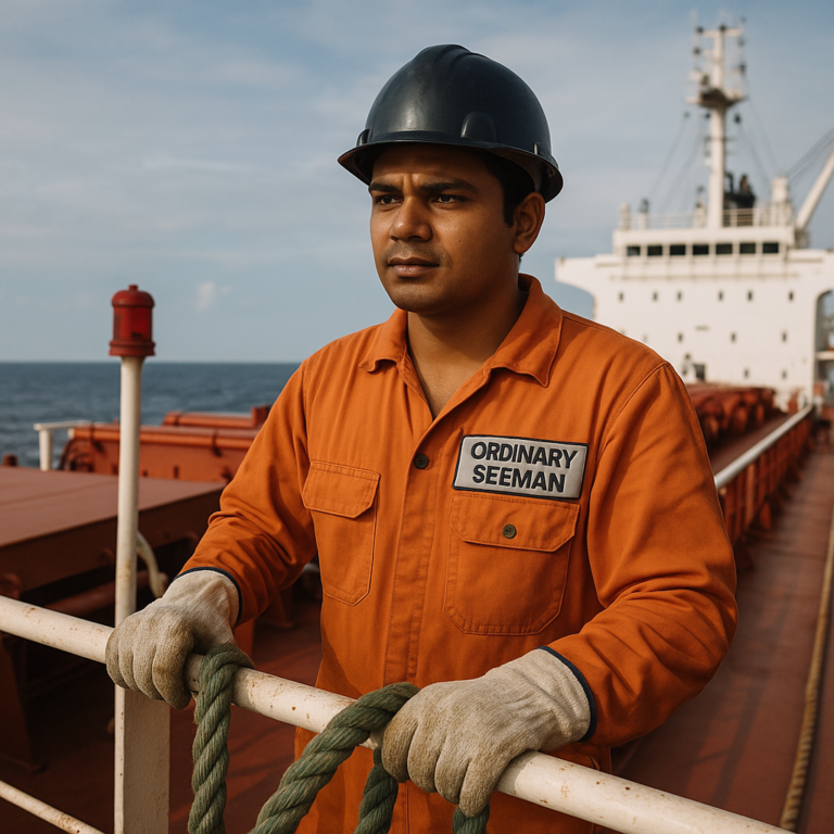 Read more about the article Ordinary Seaman in Merchant Navy
